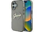 Guess Guhcp16Mhchgspk Custodia Rigida Per Iphone 16 Plus6.7 Czarny/Nero Cuore Iml