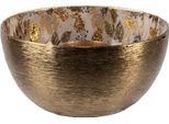Candeliere Clayre & Eef Ø 8X4 Cm Fiori In Metallo Color Oro