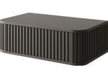 Selsey Ovarlo - Comodino Con Cassetto, Nero, 63 Cm
