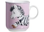 Ritzenhoff & Breker Happy Zoo Zoe Kinder-Trink-Becher, Kinderbecher, Tasse, Kinder, Porzellan, 270 Ml, 413236