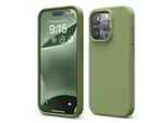 Custodia Elago In Silicone Premium Per Iphone 15 Pro Max Verde Cedro