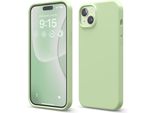Custodia Elago In Silicone Premium Per Iphone 15 Plus Verde Pastello