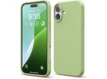 Custodia Elago Premium In Silicone Per Iphone 16 Plus Verde Pastello