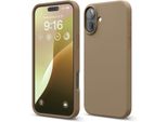 Custodia Elago In Silicone Premium Per Iphone 16 Plus Marrone