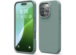 Custodia Elago In Silicone Premium Per Iphone 16 Pro Verde Notte