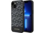 Guess Guhmp14Shgcfsek Custodia Rigida Gcube A Righe Magsafe Per Iphone 14 / 15 /13 6.1 Czarny/Nero