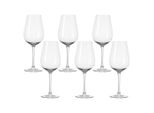 Leonardo Gläserset Tivoli , Klar , Glas , 6-teilig , 440 ml , 22 cm , Essen & Trinken, Gläser, Gläser-Sets