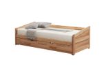 Livetastic Ausziehbett , Buche , Holz , Kernbuche , massiv , Höhe ca. 13 cm , 90x200 cm , Kinder- & Jugendzimmer, Kindermöbel, Kinderbetten,