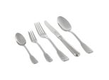 Justinus Besteckset Augburger Faden , Metall , 30-teilig , 25x5x43 cm , Essen & Trinken, Besteck, Besteck-Sets