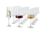 Novel Gläserset Bardolino , Klar , Glas , 18-teilig , Made in Europe, Lfgb , Essen & Trinken, Gläser, Gläser-Sets