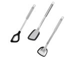Rösle Küchenhelferset Küchenklassiker , Edelstahl , Metall , 3-teilig , 10x37.5x0.9 cm , Kochen, Küchenhelfer, Küchenhelfer Sets