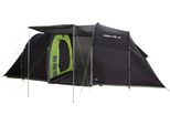 Tunnelzelt High Peak "Tauris 4", Bunt (Dunkelgrau, GrüN), Zelte, B/H/L: 240Cm X 180Cm X 440Cm, B:240Cm H:180Cm L:440Cm