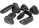 Ciottoli Di Fiume Neri 20Mm-40Mm 5Kg - Pietre Decorative Per Riempire Vasi, Decorare La Tavola E Il Giardino