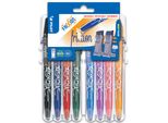 Pilot 551591 Pilot Rollerball Frixion Ball 07 Set2Go, Confezione Da 8 Pz