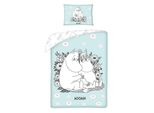 Moomin Baby Biancheria Da Letto Reversibile 100 X 135 Cm