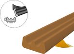 Guarnizione Per Finestra Guarnizione Per Porta Guarnizione In Gomma Epdm Profilo E 9×4 Mm 5M Marrone Autoadesivo