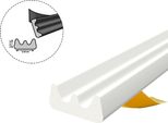 Guarnizione Per Finestre Guarnizione Per Porte Guarnizione In Gomma Profilo E Epdm 9×4 Mm 30 M Bianco Autoadesivo