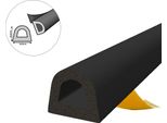 Guarnizione Per Finestra Guarnizione Per Porta Guarnizione In Gomma Epdm Profilo D 14×12 Mm 5M Nero Autoadesivo