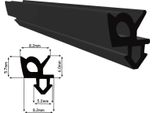 S-1387F Nero Finestra Guarnizione Di Gomma Guarnizione Finestra Porta 40M