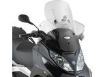 Givi Airflow Windschild AF5601G Trasparente 570-670 Mm X 650 Mm Per Piaggio
