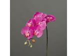Orchidea Artificiale Phalaenopsis Fuchsia Real-Touch 78 Cm