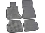 Tappetini In Gomma Per Bmw Serie 7 F01 Short | 2008-2015 | Montaggio Personalizzato + Bordo