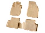 Tappetini In Gomma 3D Per Dacia Duster | Bj 2010 - 2017 | Beige Perfetta Vestibilità Con Bordo