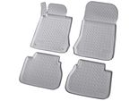 Gomma Tappetini Per Mercedes Classe E W210 S210 1995-2002 Grigio + Bordo