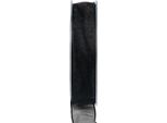 Nastro Di Chiffon Nero Nastro Di Organza Nastro Regalo 25Mm X 20M