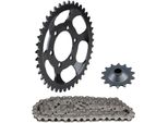 Set Di Catene 3 Pezzi Nero 14/41 Denti Per ZüNdapp Falconette Tipo 435