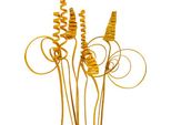 Assortimento Di Canne Mini Giallo Oro 75 Pezzi - Ramoscelli Decorativi Per Decorazioni Autunnali, Composizioni Di Tombe E Corone