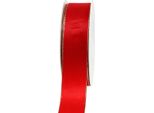 Nastro Di Raso Rosso Bordo D'oro 40Mm 40M Nastro Regalo Nastro Decorazione Natale Matrimonio