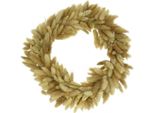 Corona Di Fiori Secchi In Velluto Decorazione D'erba Per Porta Finestra Parete Stile Boho