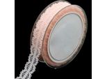 Nastro Di Pizzo Rosa 26Mm 20M - Nastro Decorativo Matrimonio Vintage Crafting Confezione Regalo