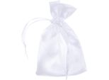 Sacchetto Di Raso Bianco 6,5×10 Cm Sacchetto Per Gioielli 10 Pezzi