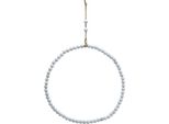 Elegante Ghirlanda Decorativa Con Perle Per Matrimoni Primaverili, Decorazione Da Parete E Da Tavolo, 4 Pezzi
