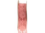 Nastro Di Pizzo Rosa Antico Per Gioielli Decorazione Vintage 25Mm X 15M Decorazione Nuziale Nastro Decorativo Stile Country