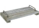 Vassoio In Legno Shabby Chic Deco Vintage 30Cm