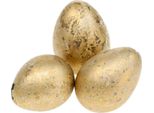 50 Pezzi Uova Di Quaglia Dorate 3Cm Decorazione Pasqua Accessori Natura