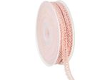 Pizzo Rosa Nastro Decorativo Cotone 12Mm X 20M Matrimonio Decorazione Vintage