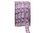 Nastro Regalo Fiori Nastro Decorativo Fiocco Retrò Nastro Tessuto Malva 15Mm X 25M