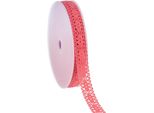 Nastro Di Pizzo Rosa Corallo 18 Mm X 20 M Nastro Decorativo Nastro Regalo Decorazione Primaverile Stile Vintage