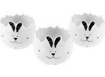 Uova Di Pasqua In Ceramica Vaso Di Fiori Coniglietto Di Pasqua Bianco Nero Decorazione Decorazione Da Tavolo Idea Regalo Decorazione Di Pasqua 9Cm Set Di 3
