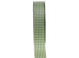 Nastro Regalo A Scacchi Verde 25 Mm 20 M - Nastro Decorativo Per Matrimoni, Compleanni E Confezioni Regalo