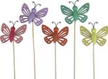 Decorazioni Primaverili In Legno - Set Di 10 Farfalle Colorate, Decorazione Per Giardino E Casa, PK10 Pezzi