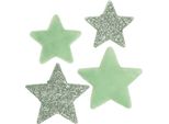 Decorazione A Spruzzo Stelle Di Natale Stelle Sparse Verde Decorazione Da Tavolo Artigianato Avvento 40Pcs