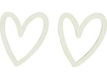 Cuore Decorazione Spargere Decorazione Cuori In Legno Crema Decorazione Da Tavolo Matrimonio 4,5Cm 48 Pezzi