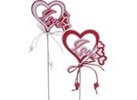 Fiore Spina Amore San Valentino Cuore Pianta Spina Matrimonio 25,5 Cm 16 Pezzi