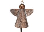 Campana Decorativa In Metallo Con Angelo Vintage Per Accenti Domestici Di Stile