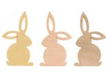 Decorazione Pasquale In Legno Pezzi Da Spargere Conigli Giallo Arancio 4Cm 72 Pezzi